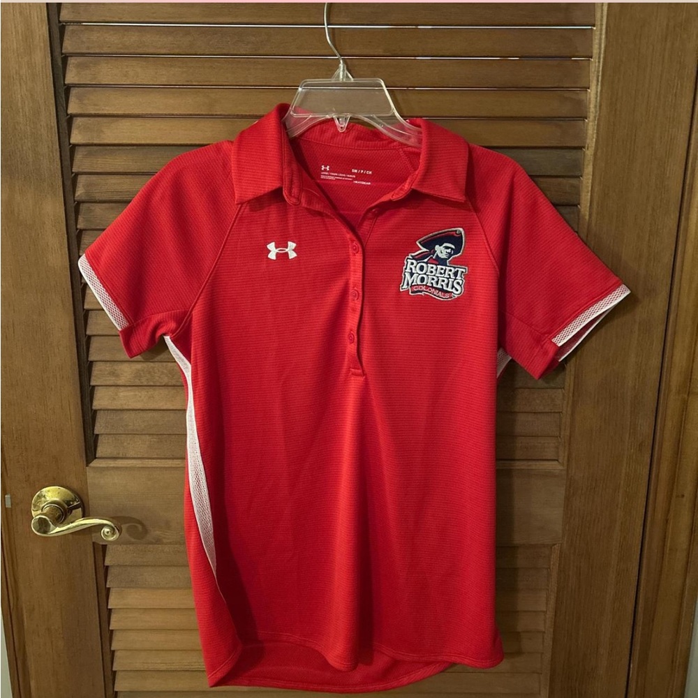 Under Armour Women’s Red Polo with RMU Logo